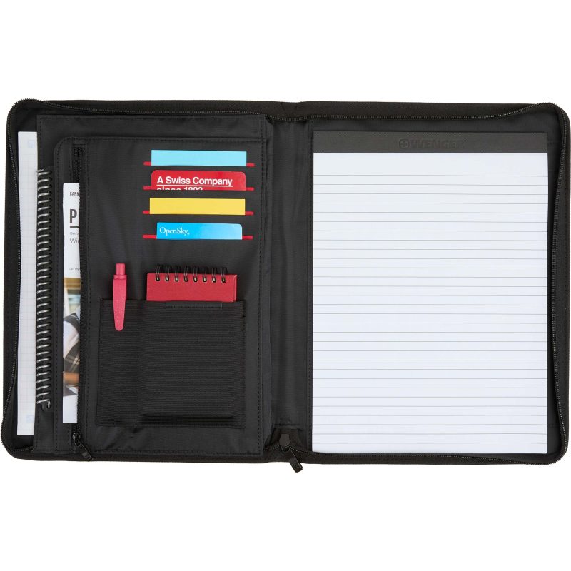 Custom Wenger rPET Zippered Padfolio - 6