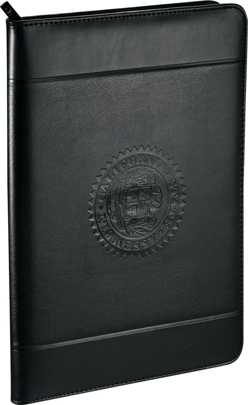 Custom Windsor Impressions Zippered Padfolio with FSC® Mix Paper - 3