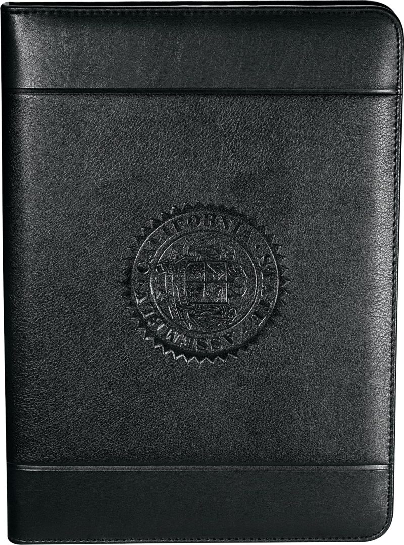 Custom Windsor Impressions Zippered Padfolio with FSC® Mix Paper
