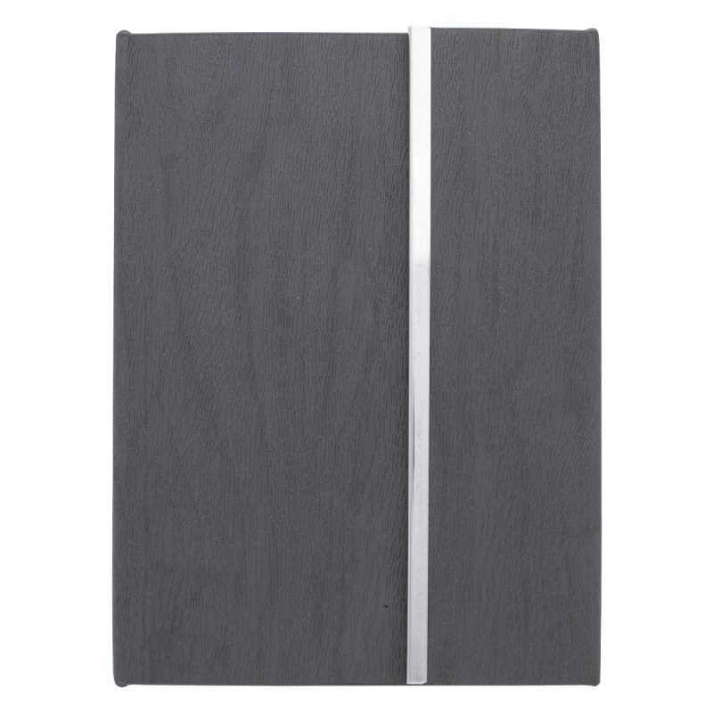 Custom Woodgrain Padfolio With Sticky Notes And Flags - 1