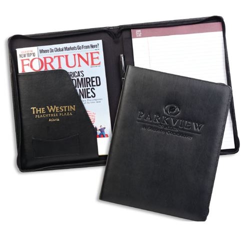 Custom Zippered Decision Maker Portfolio