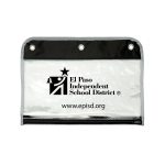 Custom Zippered Portfolio Pouch W/Three Holes